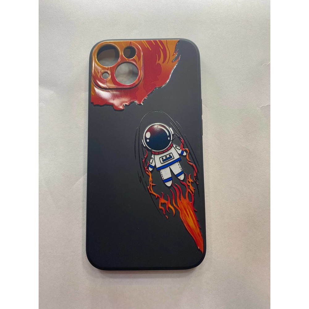 Apple iPhone 13 Cartoon Astronaut Print Phone Case